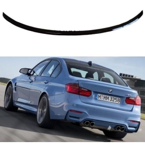 Aileron Traseiro BMW F30 Look M3 Preto Brilhante