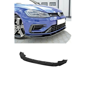 Lip frontal golf 7.5 GTI/ R / R-Line 2017+ Plástico Preto Brilhante