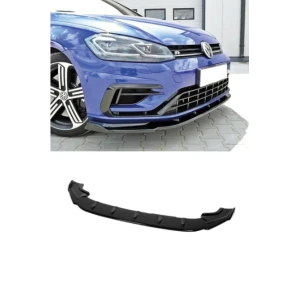 Lip frontal golf 7.5 GTI/ R / R-Line 2017+ Plástico Preto Brilhante