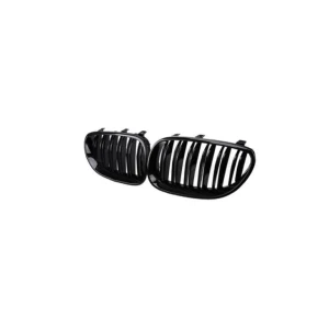 Grelha dupla bmw e60 e61 preto brilhante