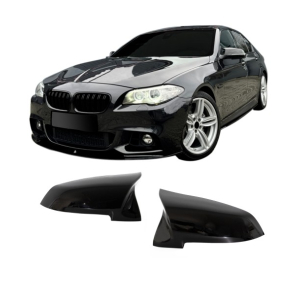 Capas de Espelho BMW F10 LCI, F11, F06, F12, F13, F02, F03, F04, 2013-2017 Preto Brilhante