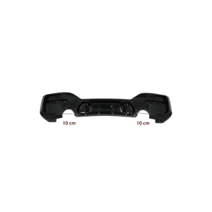 Difusor traseiro Bmw F20 F21 Competition 0-0 preto brilhante
