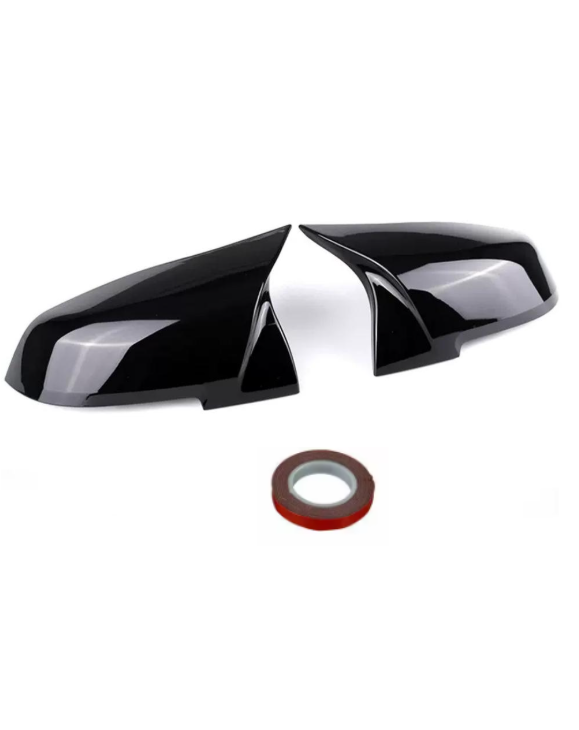 Capas espelho bmw F20 F21 F22 F23 F30 F31 F32 F33 F36 preto brilho COLAR