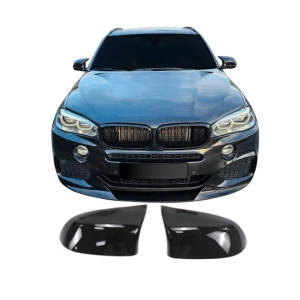 Capas de espelho BMW X3 (F25) LCI 2014-2017, X4 (F26) 2014-2018, X5 (F15) 2013-2018, X6 (F16) Preto Brilhante