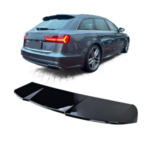 Aileron Audi A6 C7 AVANT 2011-2018 Look RS6 Plastico Preto Brilho