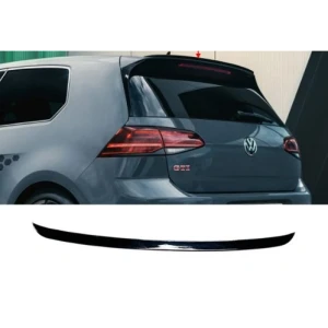 Aileron traseiro Golf 7 GTI plastico preto brilhante