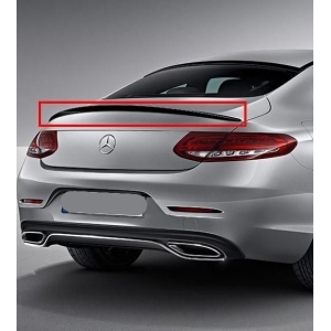 Aileron traseiro mercedes w205 coupe AMG preto brilho