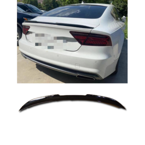 Aileron Traseiro Audi A7 look M4 plástico preto brilhante