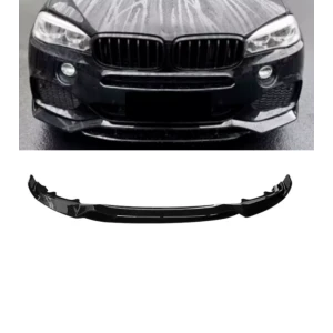 Lip frontal BMW X5 F15 2014-2018 pack m plástico preto brilhante