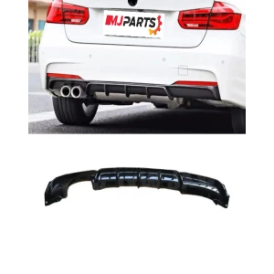 Difusor traseiro Bmw F30 F31 Mperformance 00- preto brilhante