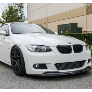 Lip frontal bmw e92 e93 pre lci pack m plastico Look CSL preto brilhante