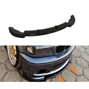 Lip frontal bmw e46 coupe/cabrio Pack m  plastico preto brilhante