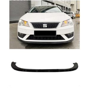 Lip frontal seat leon mk3 5f 2017-2020  plastico preto brilhante