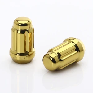 Porcas de aço forjado Japan Racing JN2 12x1,25 Dourado