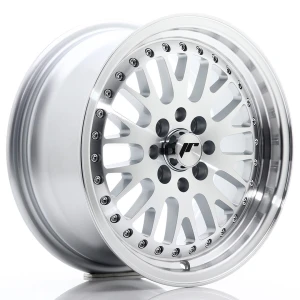 JR Wheels JR10 15x7 ET30 4x100/108 Cinzento Face Maquinada