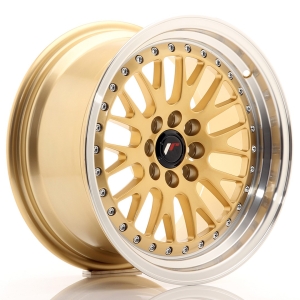 JR Wheels JR10 16x8 ET20 4x100/108 Dourado w/ Aba Maquinada