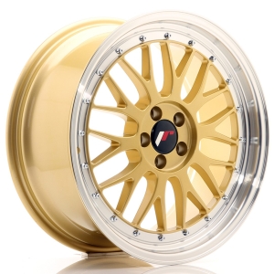 JR Wheels JR23 18x8,5 ET35 5x100 Dourado w/ Aba Maquinada
