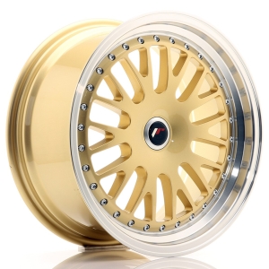 JR Wheels JR10 17x8 ET35 BLANK Dourado w/ Aba Maquinada