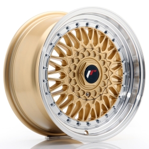 JR Wheels JR9 16x7,5 ET25 BLANK Dourado w/ Aba Maquinada