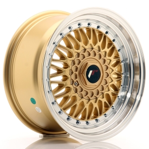 JR Wheels JR9 16x8 ET25 BLANK Dourado w/ Aba Maquinada