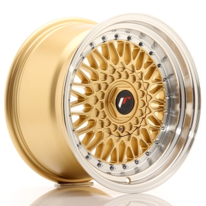 JR Wheels JR9 16x9 ET20 BLANK Dourado w/ Aba Maquinada