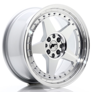 JR Wheels JR6 17x8 ET35 4x100/114 Cinzento Face Maquinada