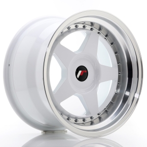 JR Wheels JR6 17x10 ET20 BLANK Branco w/ Aba Maquinada