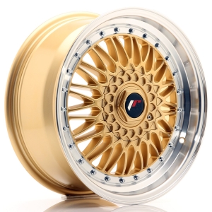 JR Wheels JR9 17x7,5 ET20 4x100/108 Dourado w/ Aba Maquinada