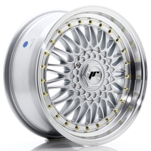 JR Wheels JR9 17x7,5 ET35 4x100/108 Cinzento w/ Aba Maquinada