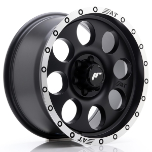 JR Wheels JRX4 17x8.5 ET20 6x139.7 Preto Mate w/ Aba Maquinada