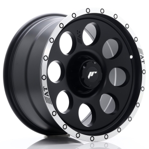 JR Wheels JRX4 18x9 ET0-20 6H BLANK Preto Mate w/ Aba Maquinada