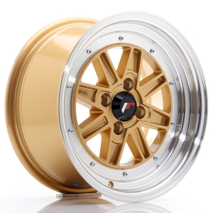 JR Wheels JR31 15x7.5 ET20 4x100 Dourado w/ Aba Maquinada