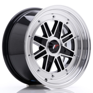 JR Wheels JR31 15x7.5 ET20 4H BLANK Gloss Preto Face Maquinada