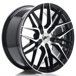 JR Wheels JR28 18x8,5 ET20-40 5H BLANK Gloss Preto Face Maquinada