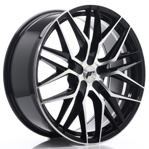 JR Wheels JR28 21x9 ET15-45 5H BLANK Gloss Preto Face Maquinada