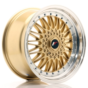 JR Wheels JR9 18x9 ET20-40 BLANK Dourado w/ Aba Maquinada