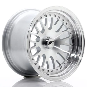 JR Wheels JR10 15x9 ET0-20 BLANK Cinzento Face Maquinada