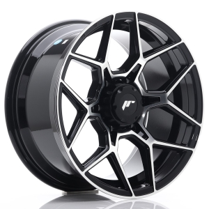 JR Wheels JRX9 18x9 ET18 6x114.3 Gloss Preto Face Maquinada