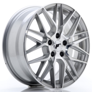 JR Wheels JR28 17x7 ET35 5x100 Cinzento Face Maquinada