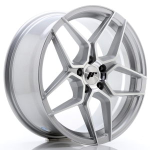 JR Wheels JR34 18x8 ET35 5x120 Cinzento Face Maquinada