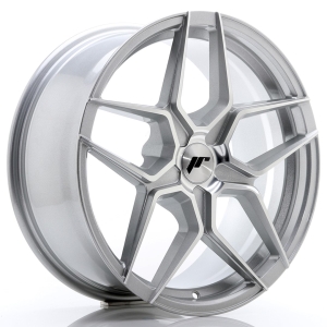 JR Wheels JR34 18x8 ET20-42 5H BLANK Cinzento Face Maquinada