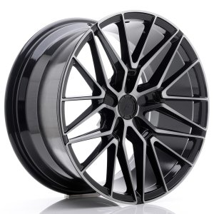 JR Wheels JR38 19x9,5 ET20-45 5H BLANK Preto Brushed w/ Tinted Face