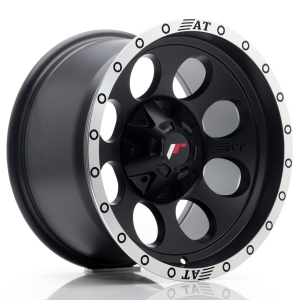 JR Wheels JRX4 16x9 ET0 5x127 Preto Mate w/ Aba Maquinada