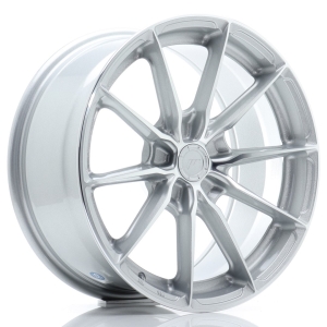 JR Wheels JR37 17x8 ET20-40 5H BLANK Cinzento Face Maquinada