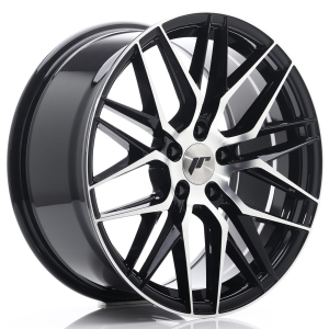 JR Wheels JR28 18x8,5 ET40 5x114,3 Gloss Preto Face Maquinada