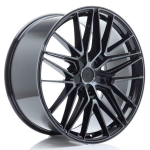 JR Wheels JR38 22x9,5 ET0-35 5H BLANK Preto Brushed w/ Tinted Face