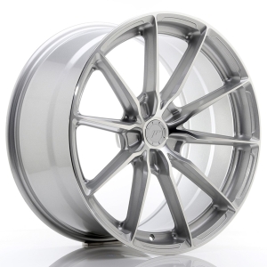 JR Wheels JR37 20x10 ET35 5x112 Cinzento Face Maquinada