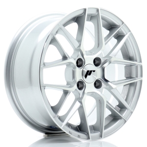 JR Wheels JR28 15x7 ET25 4x100 Cinzento Face Maquinada