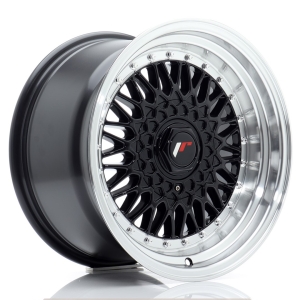 JR Wheels JR9 16x9 ET20 BLANK Gloss Preto w/ Aba Maquinada