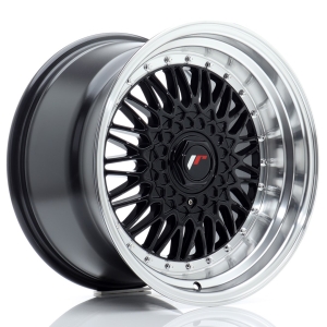 JR Wheels JR9 17x10 ET20 5x112/120 Gloss Preto w/ Aba Maquinada